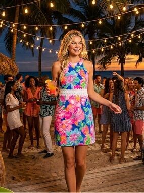 Lilly Pulitzer Ashlyn Shift Dress size 14 in Jungle Utopia NWOT